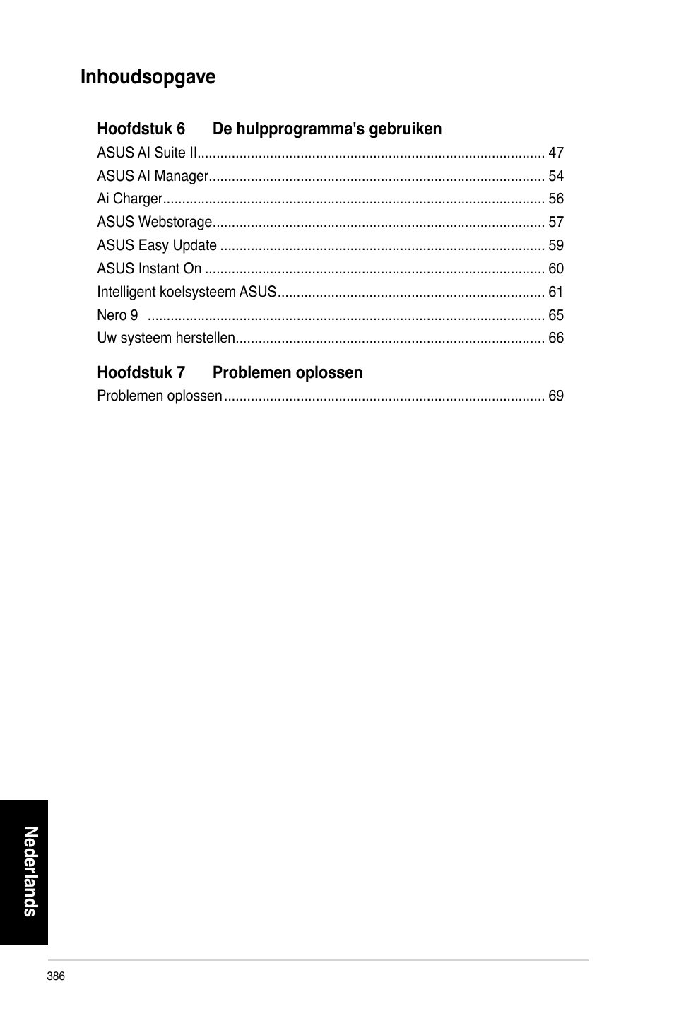 Inhoudsopgave | Asus CG8270 User Manual | Page 388 / 536