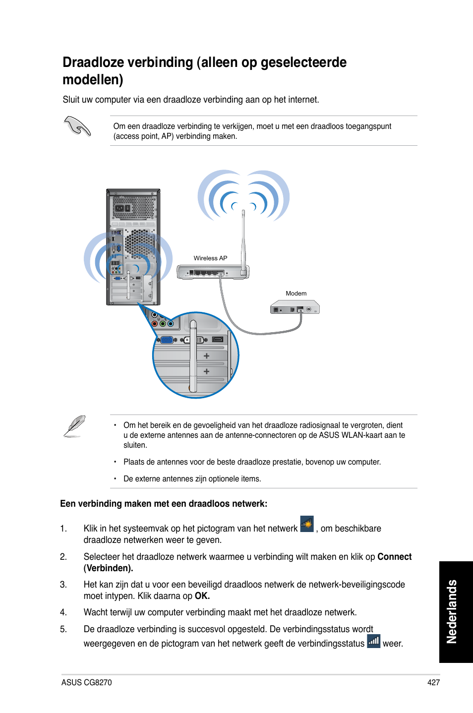 Nederlands | Asus CG8270 User Manual | Page 429 / 536