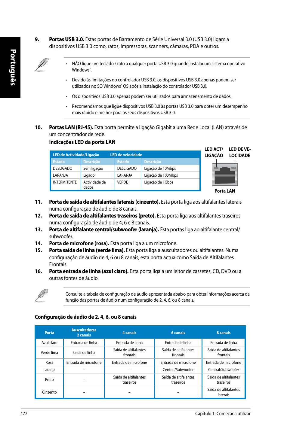 Por tuguês por tuguês por tuguês por tuguês | Asus CG8270 User Manual | Page 474 / 536