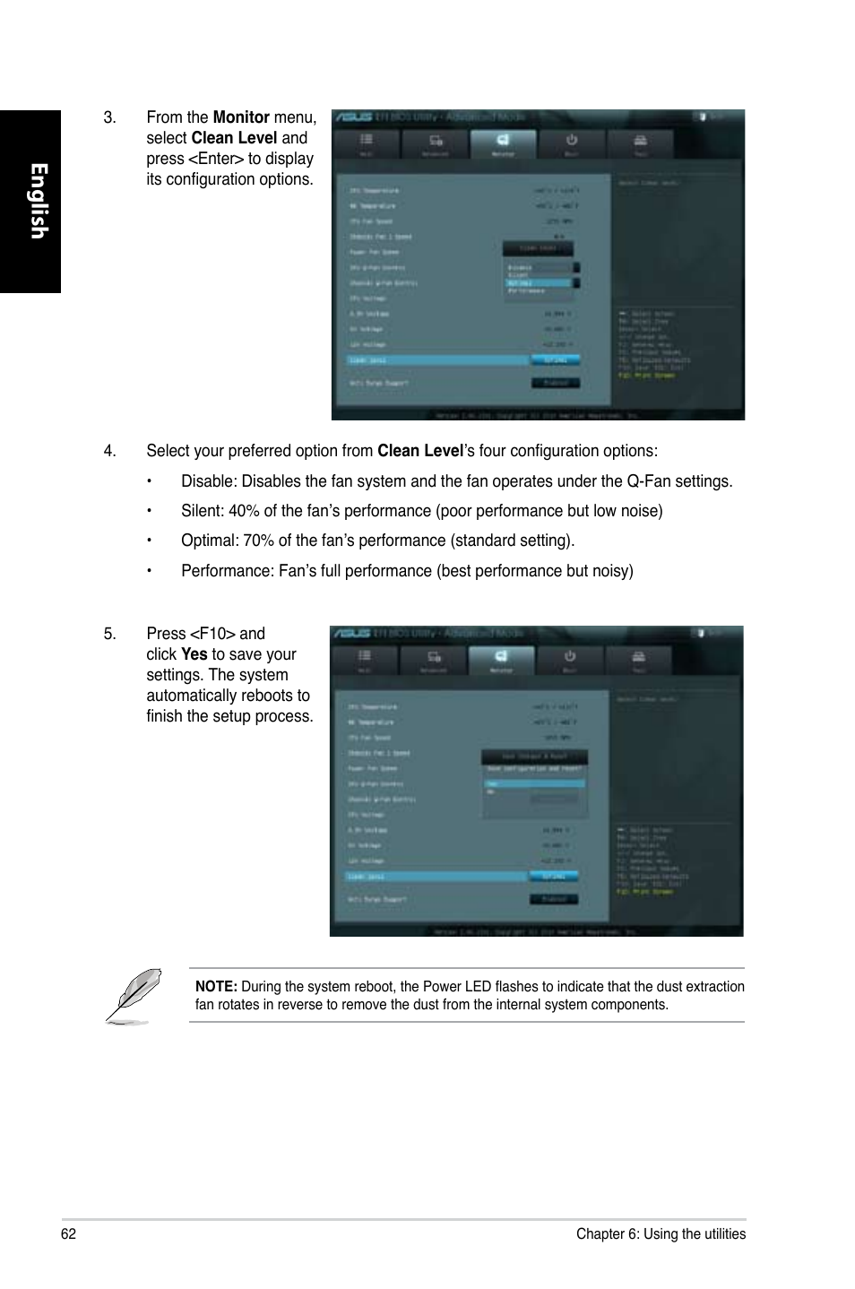 English | Asus CG8270 User Manual | Page 64 / 536