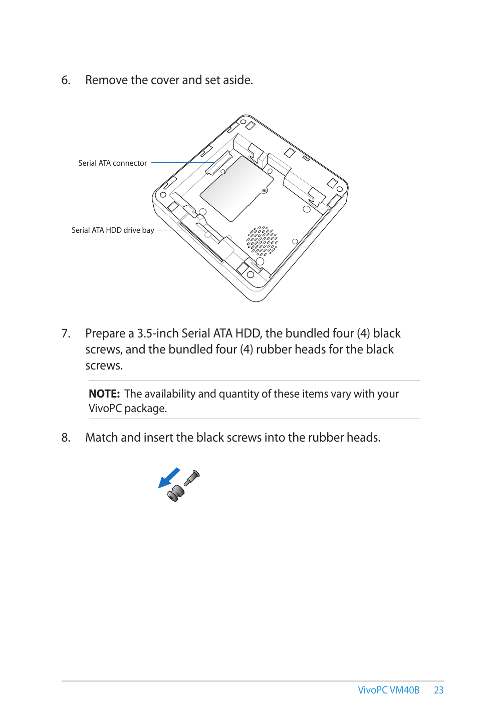 Asus VM40B User Manual | Page 23 / 52