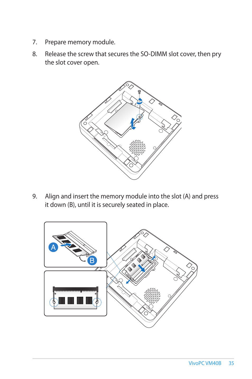 Asus VM40B User Manual | Page 35 / 52