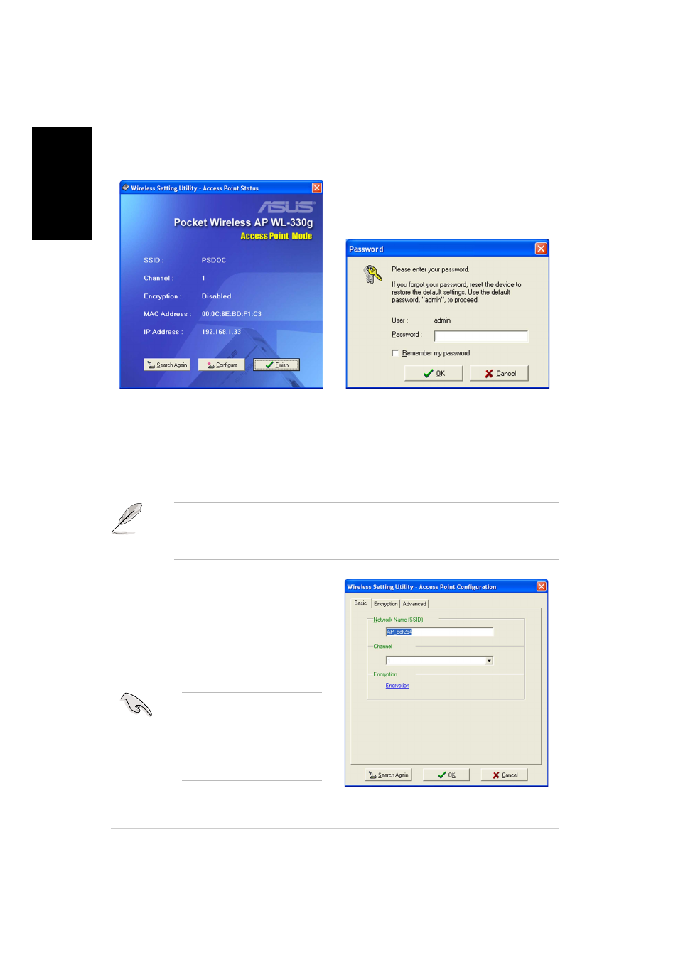 Setting up your access point (ap) | Asus WL-330g User Manual | Page 8 / 60