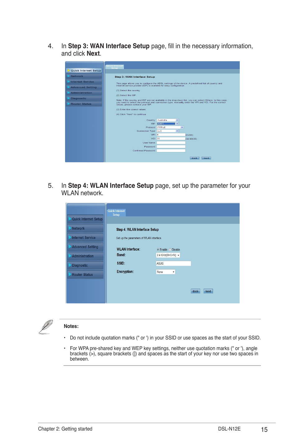 Asus DSL-N12E User Manual | Page 15 / 61