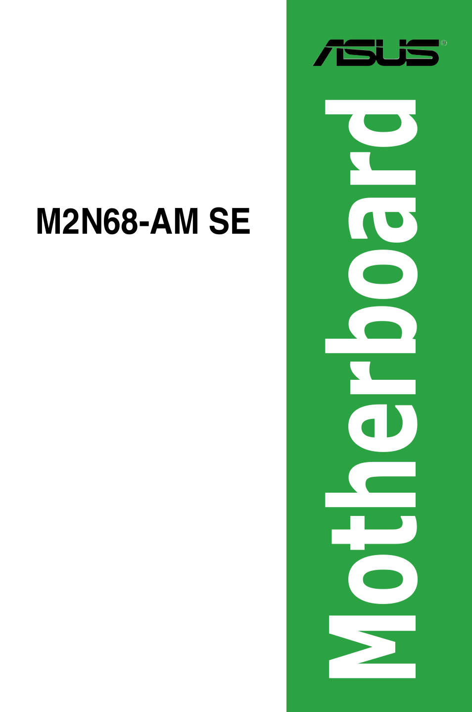 Asus M2N68-AM SE User Manual | 40 pages