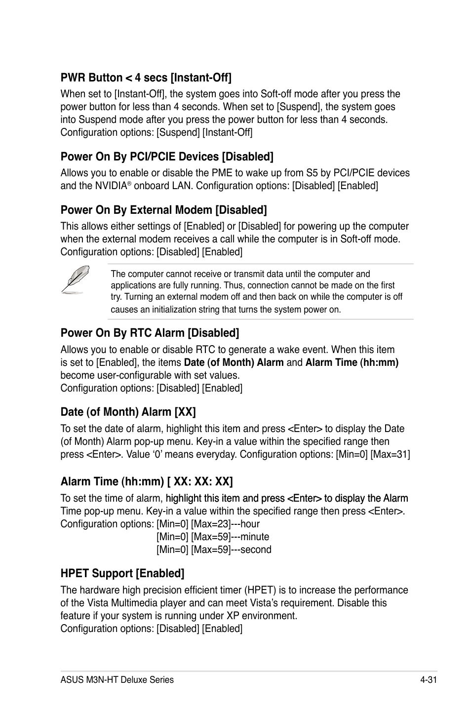 Asus M3N-HT Deluxe/Mempipe User Manual | Page 103 / 178