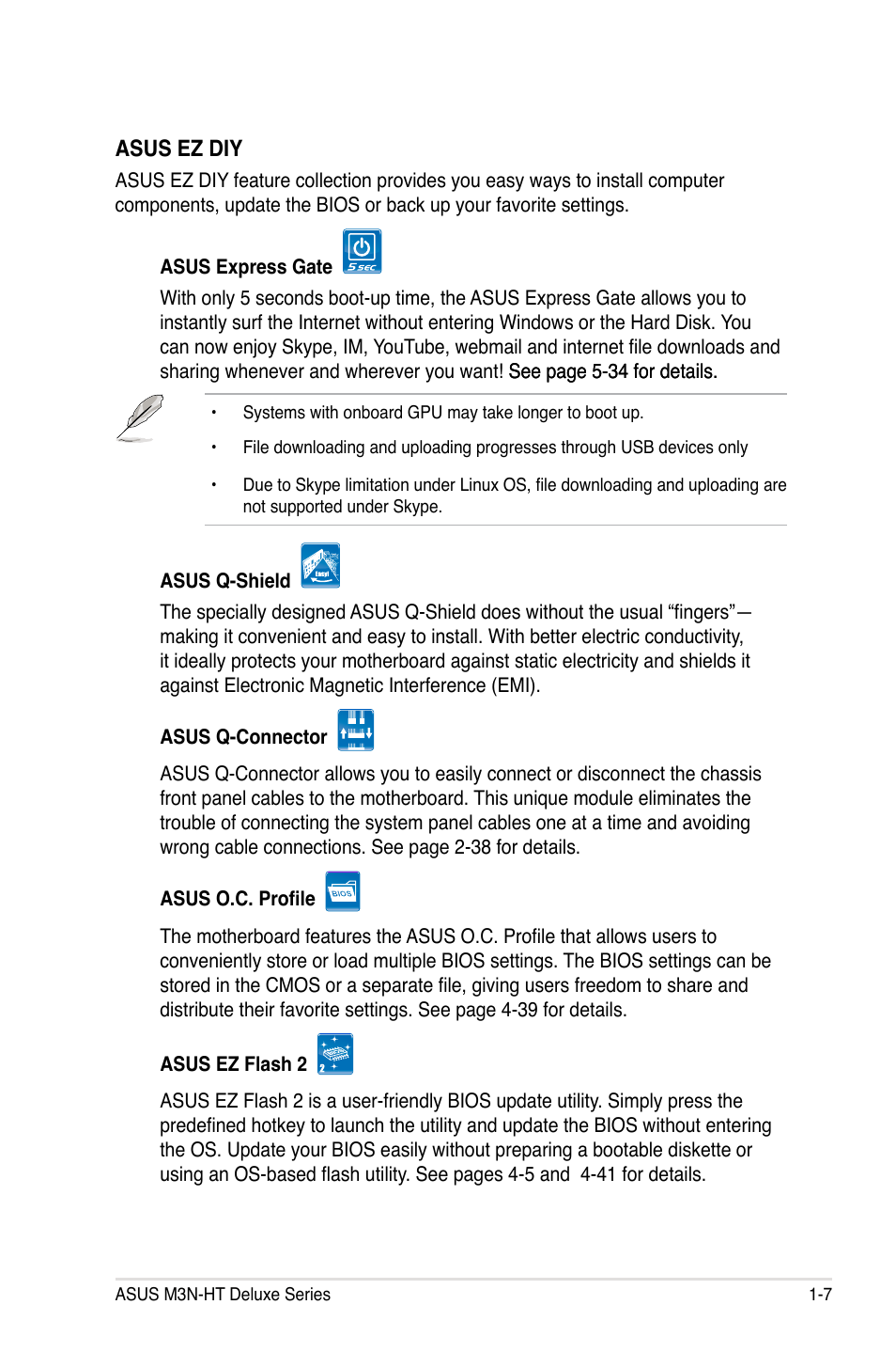 Asus ez diy | Asus M3N-HT Deluxe/Mempipe User Manual | Page 23 / 178