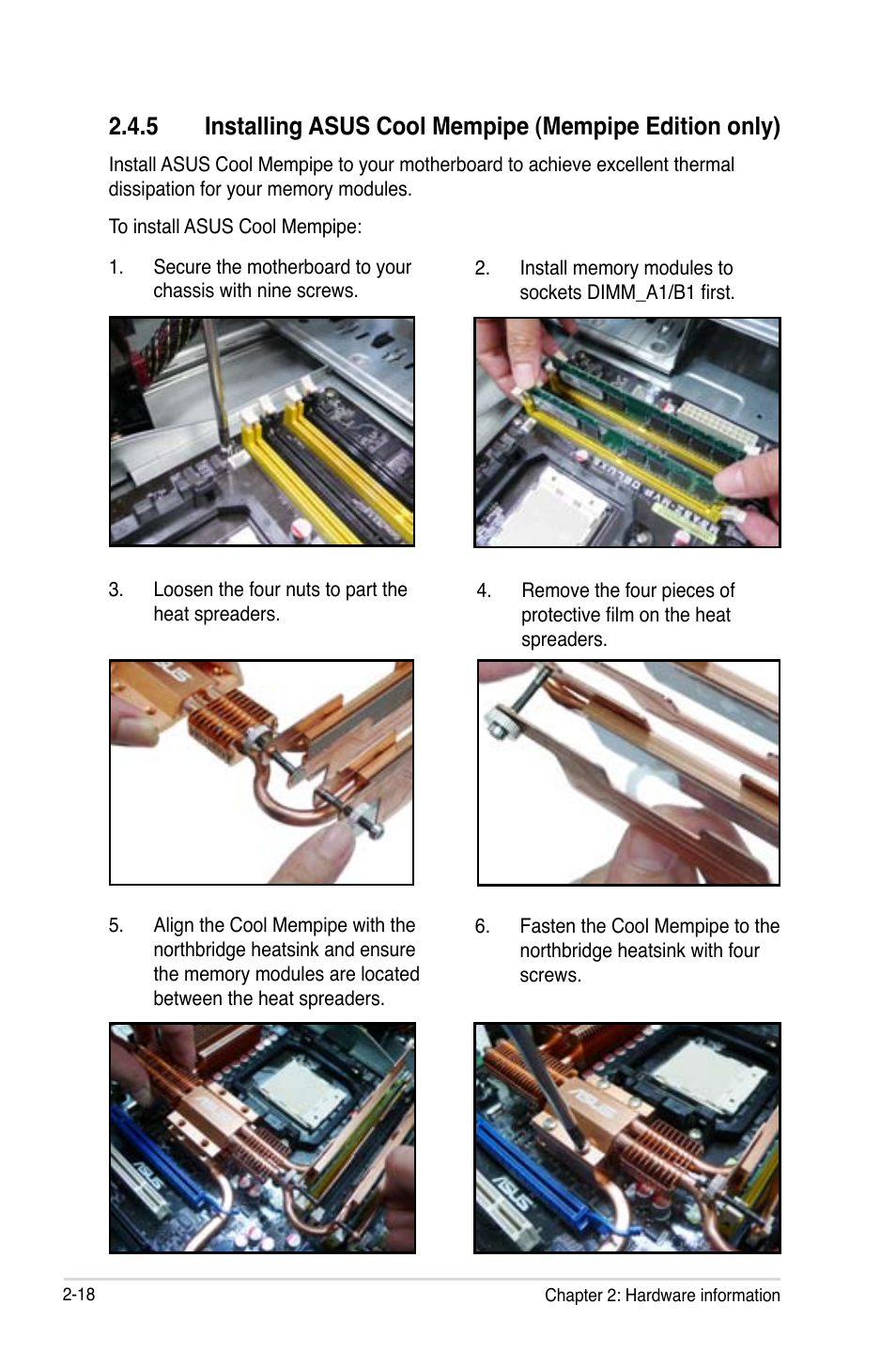 Asus M3N-HT Deluxe/Mempipe User Manual | Page 44 / 178