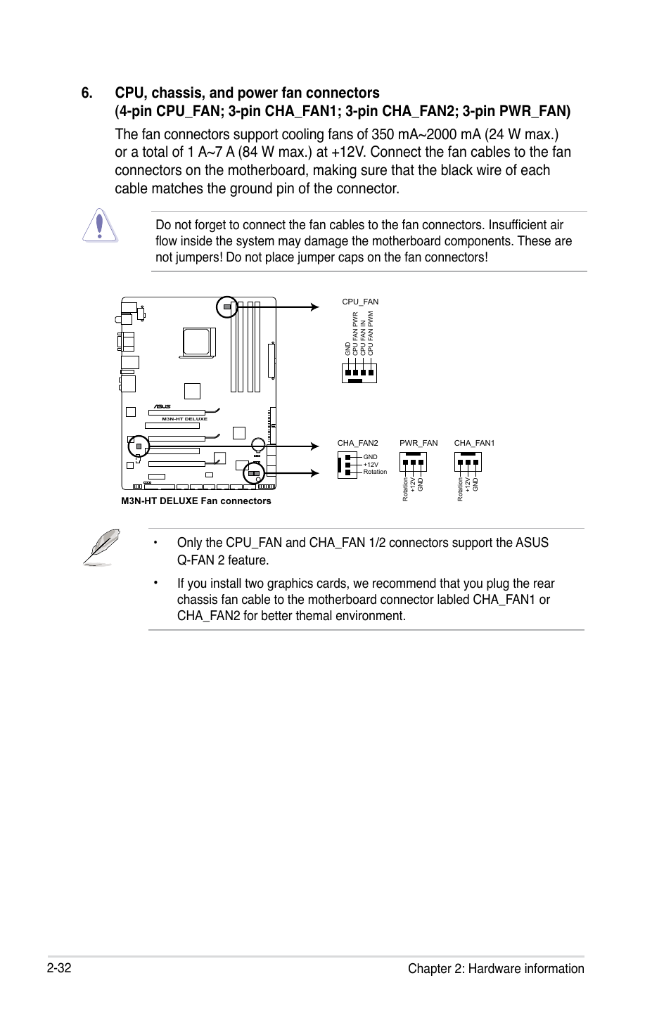 32 chapter 2: hardware information | Asus M3N-HT Deluxe/Mempipe User Manual | Page 58 / 178