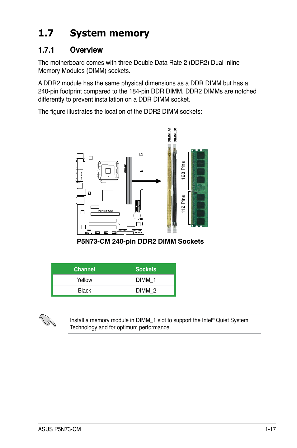 1 overview | Asus P5N73-CM User Manual | Page 29 / 108