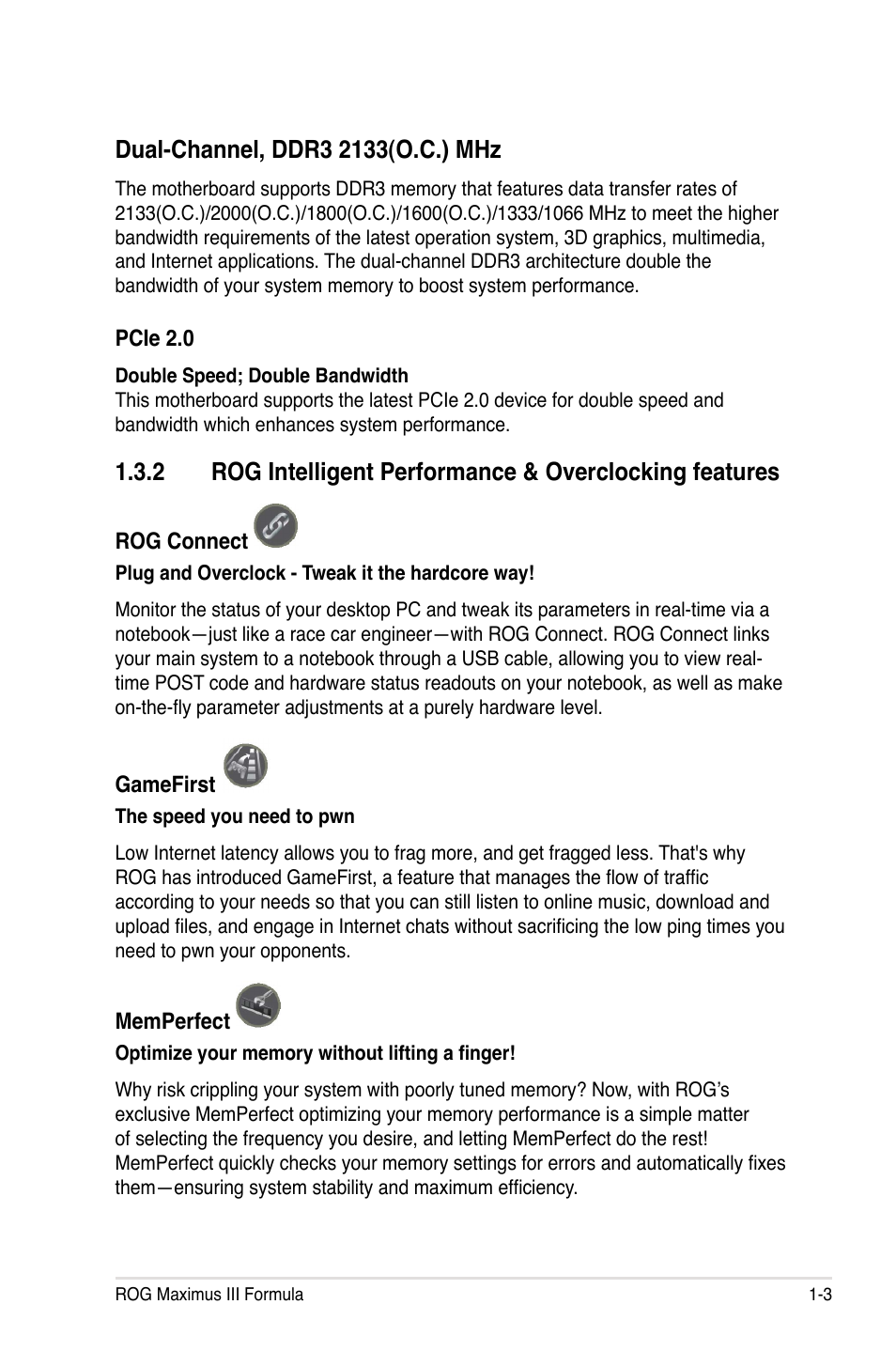 Asus Maximus III Formula User Manual | Page 21 / 172