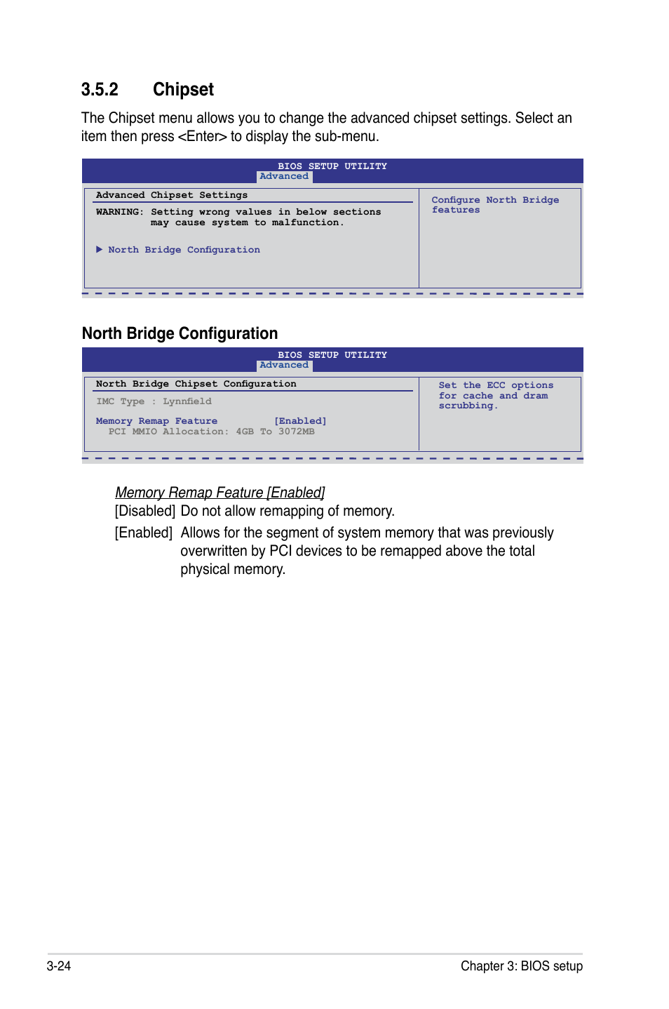 2 chipset, North bridge configuration | Asus Maximus III Formula User Manual | Page 98 / 172