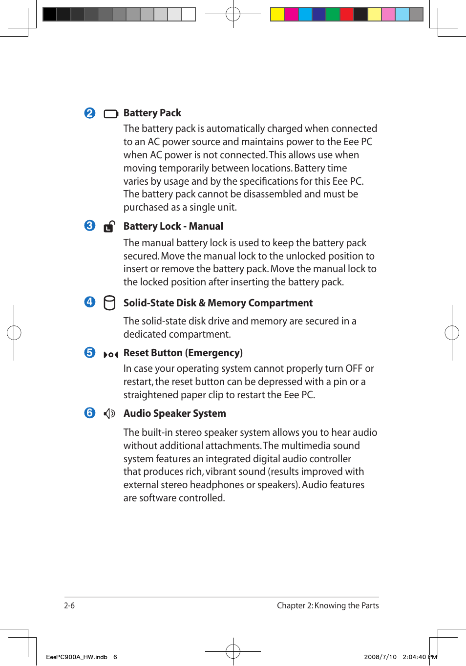 Asus Eee PC 900A/Linux User Manual | Page 18 / 66