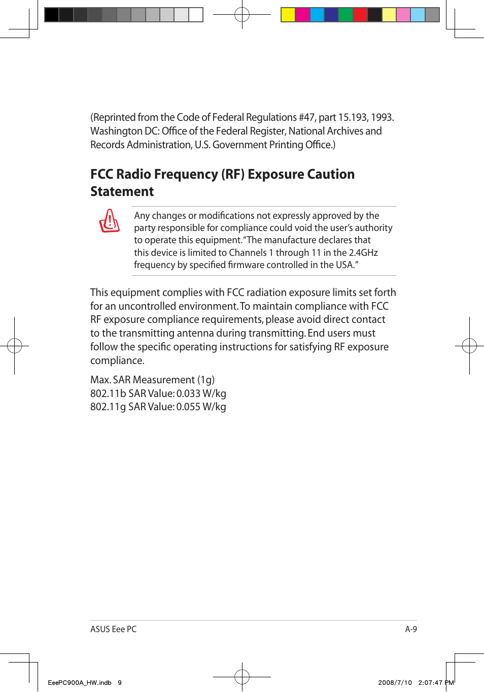 Asus Eee PC 900A/Linux User Manual | Page 45 / 66