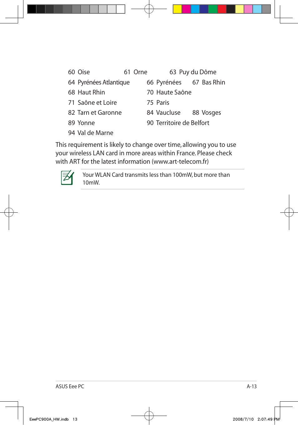 Asus Eee PC 900A/Linux User Manual | Page 49 / 66