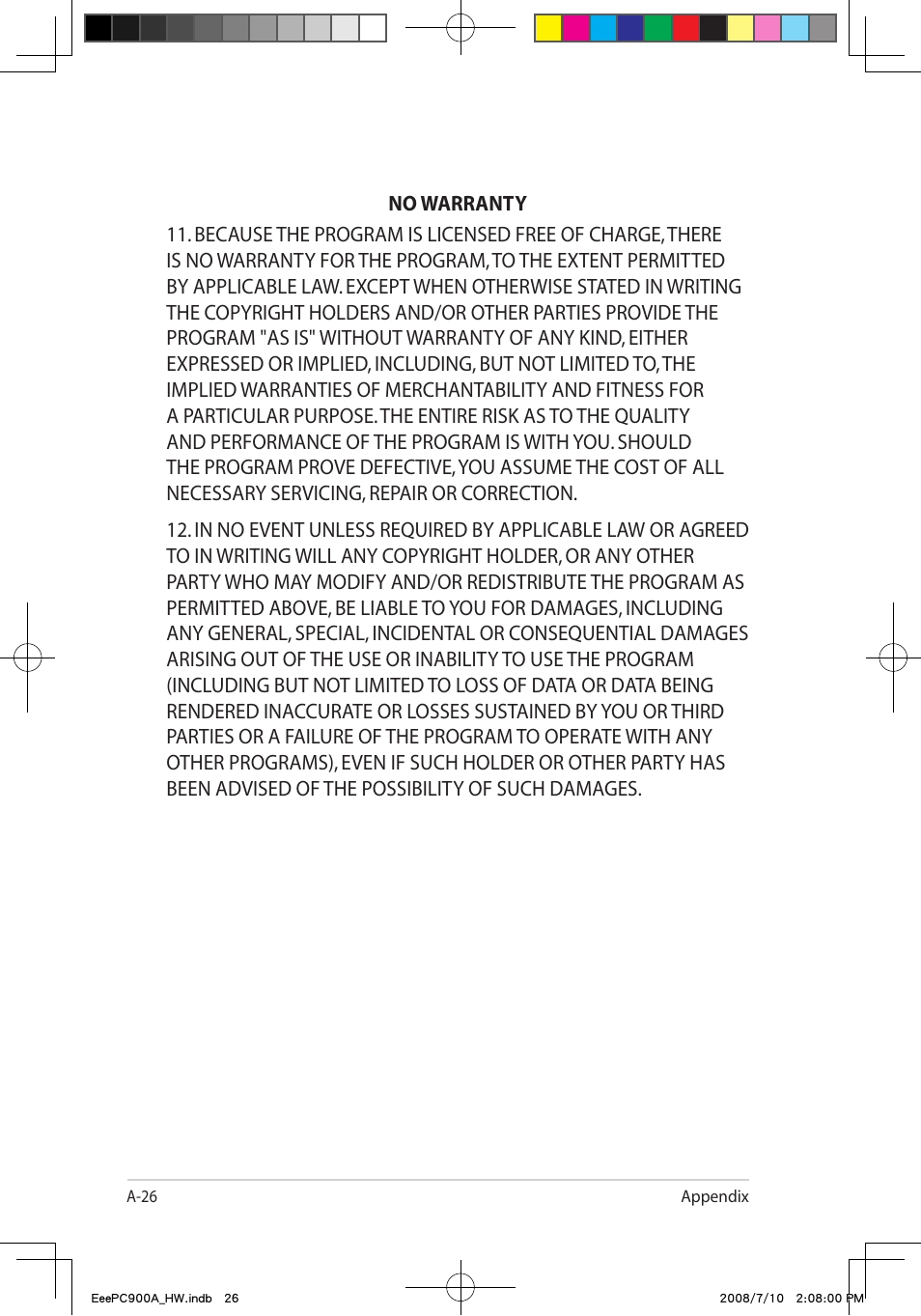 Asus Eee PC 900A/Linux User Manual | Page 62 / 66