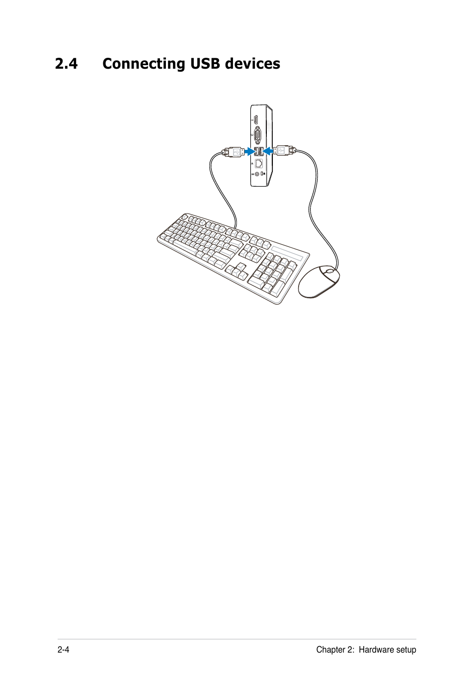 4 connecting usb devices, Connecting usb devices -4 | Asus Z5 User Manual | Page 20 / 50