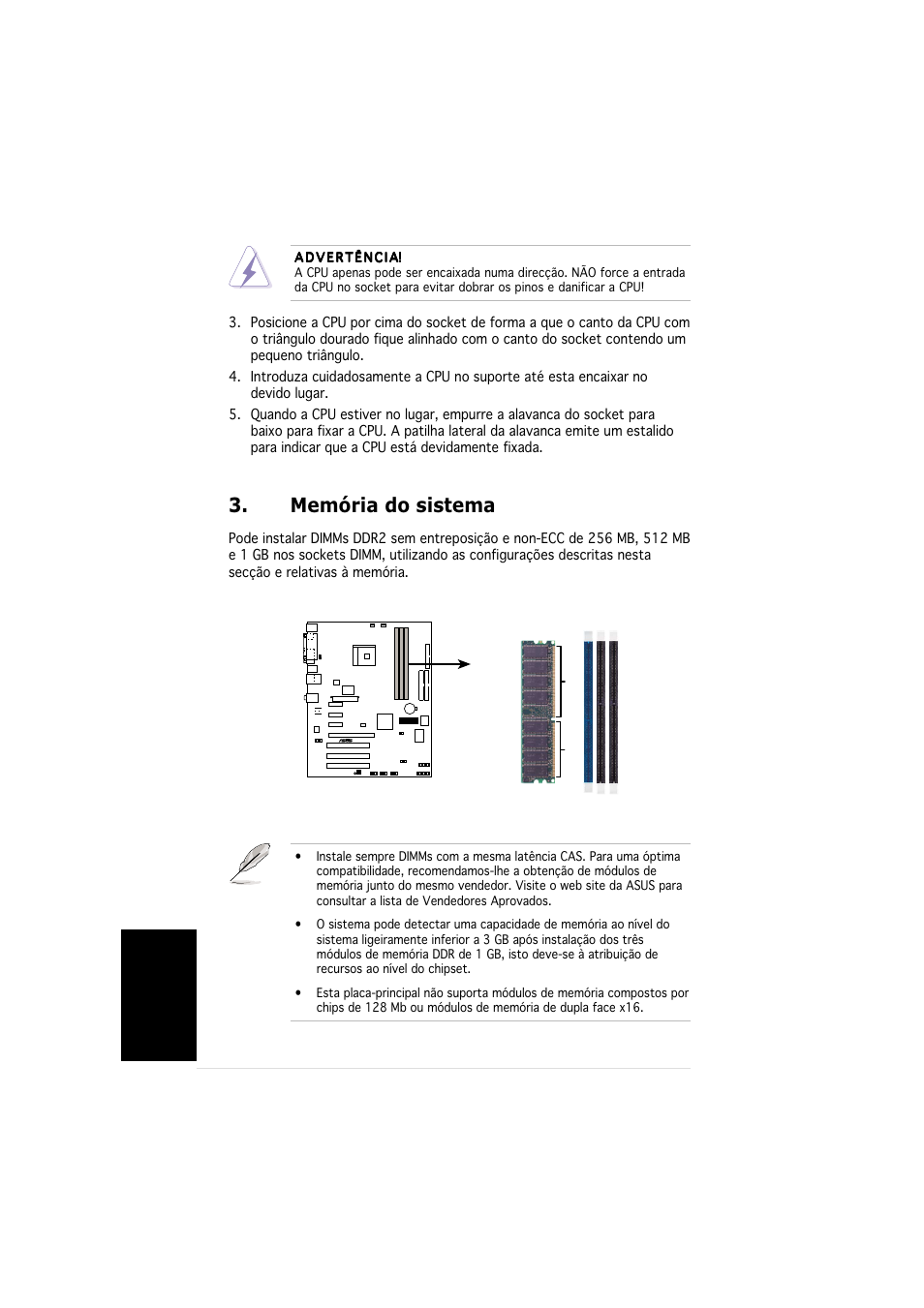 Memória do sistema, Portugu ê s | Asus K8N4-E User Manual | Page 18 / 20