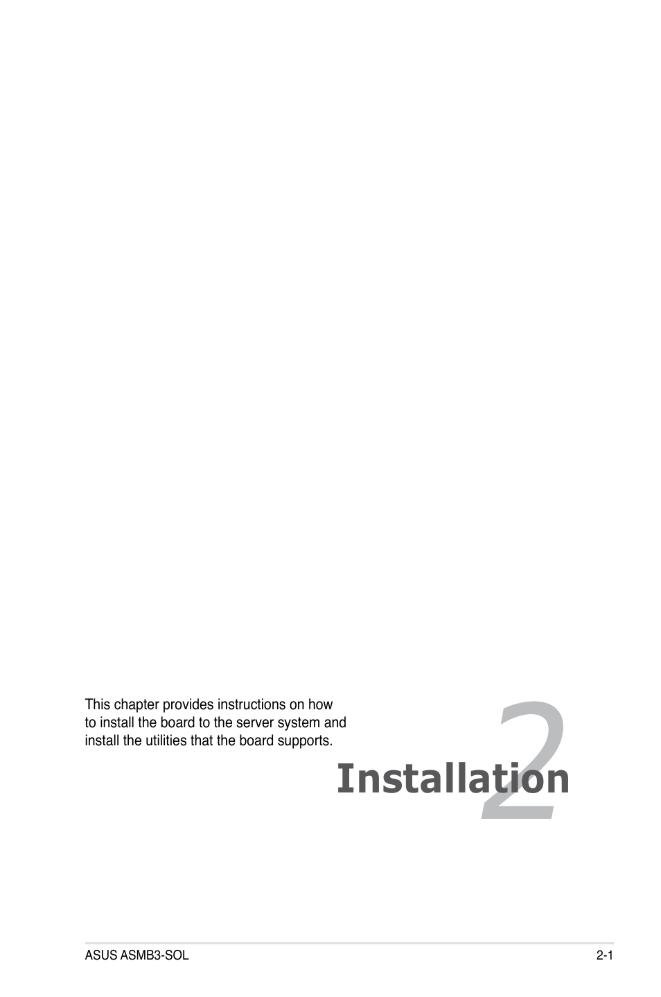 Asus ASMB3 User Manual | Page 15 / 68