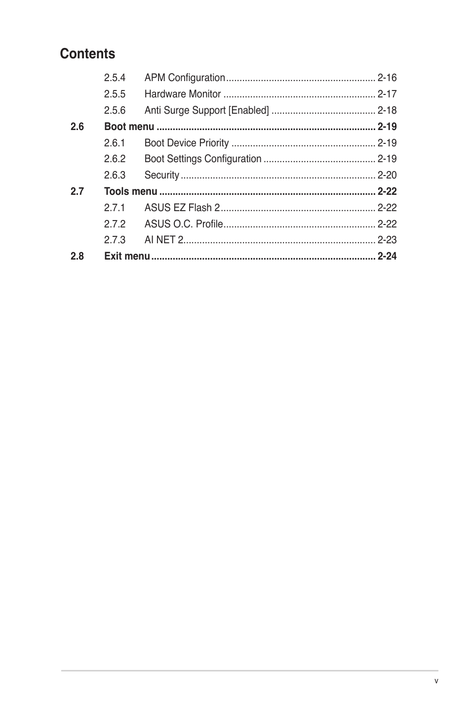 Asus M4N68T-M V2 User Manual | Page 5 / 66