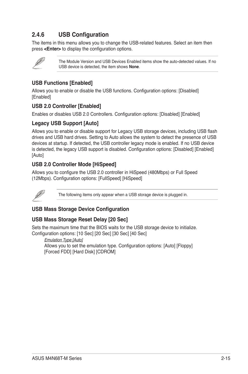 6 usb configuration | Asus M4N68T-M V2 User Manual | Page 53 / 66