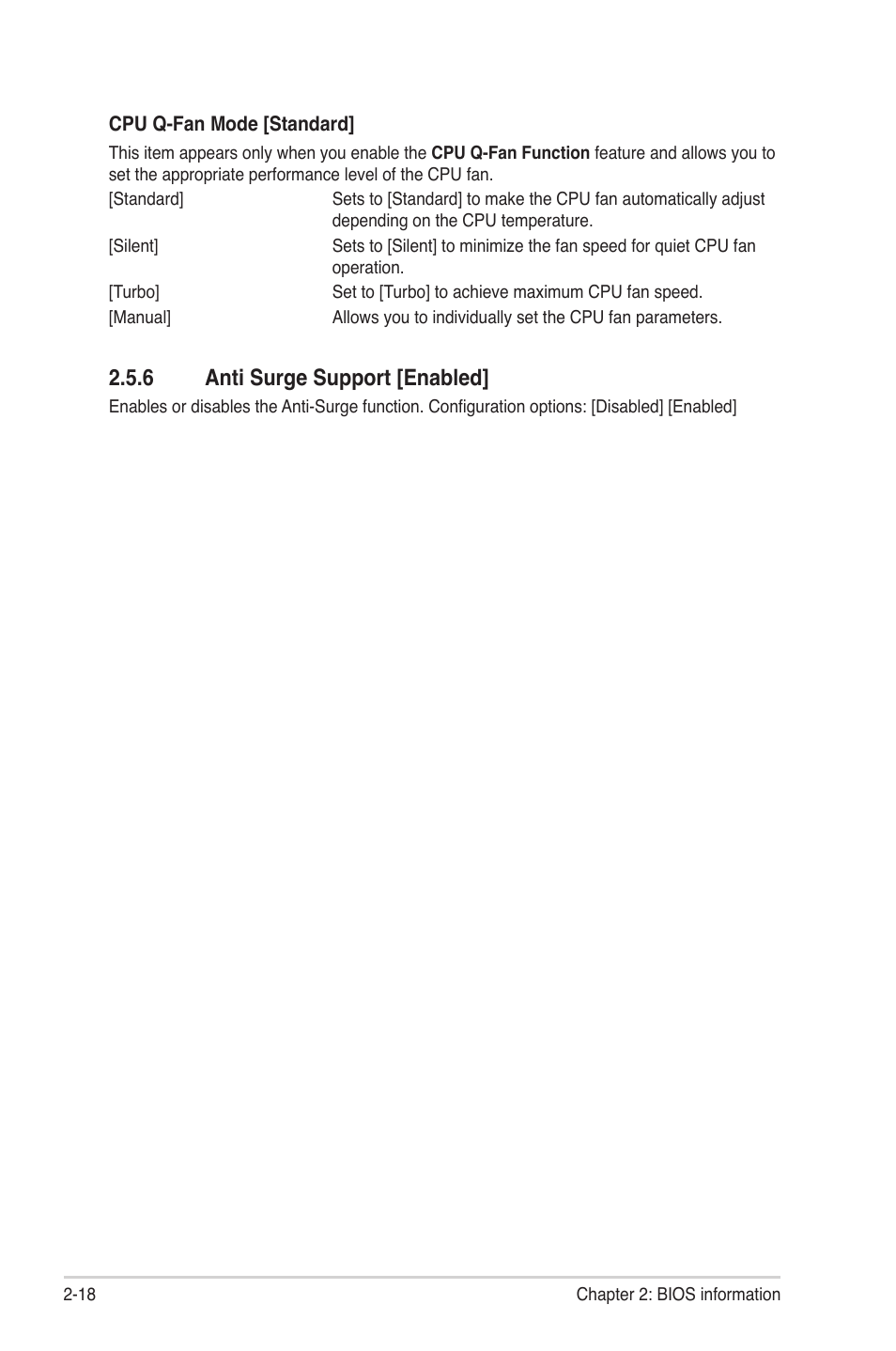 6 anti surge support [enabled | Asus M4N68T-M V2 User Manual | Page 56 / 66