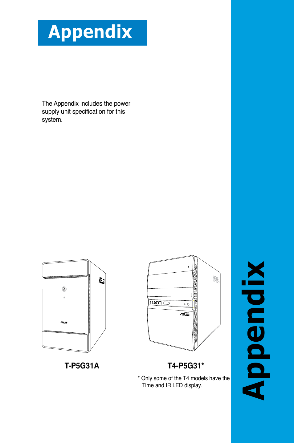 Appendix | Asus T4-P5G31A User Manual | Page 91 / 94