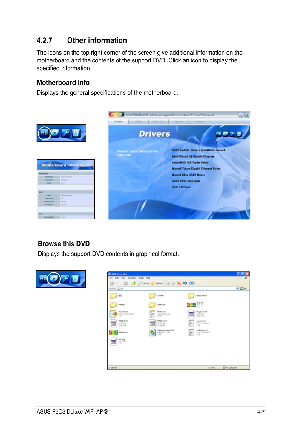 7 other information, Other information -7 | Asus P5Q3 Deluxe/WiFi-AP @n User Manual | Page 121 / 190