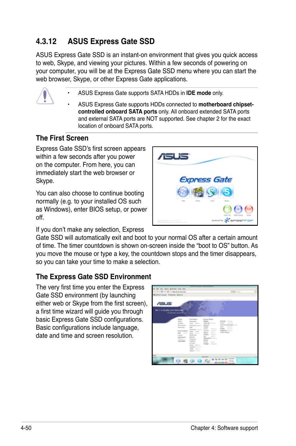 12 asus express gate ssd, 12 asus express gate ssd -50 | Asus P5Q3 Deluxe/WiFi-AP @n User Manual | Page 164 / 190