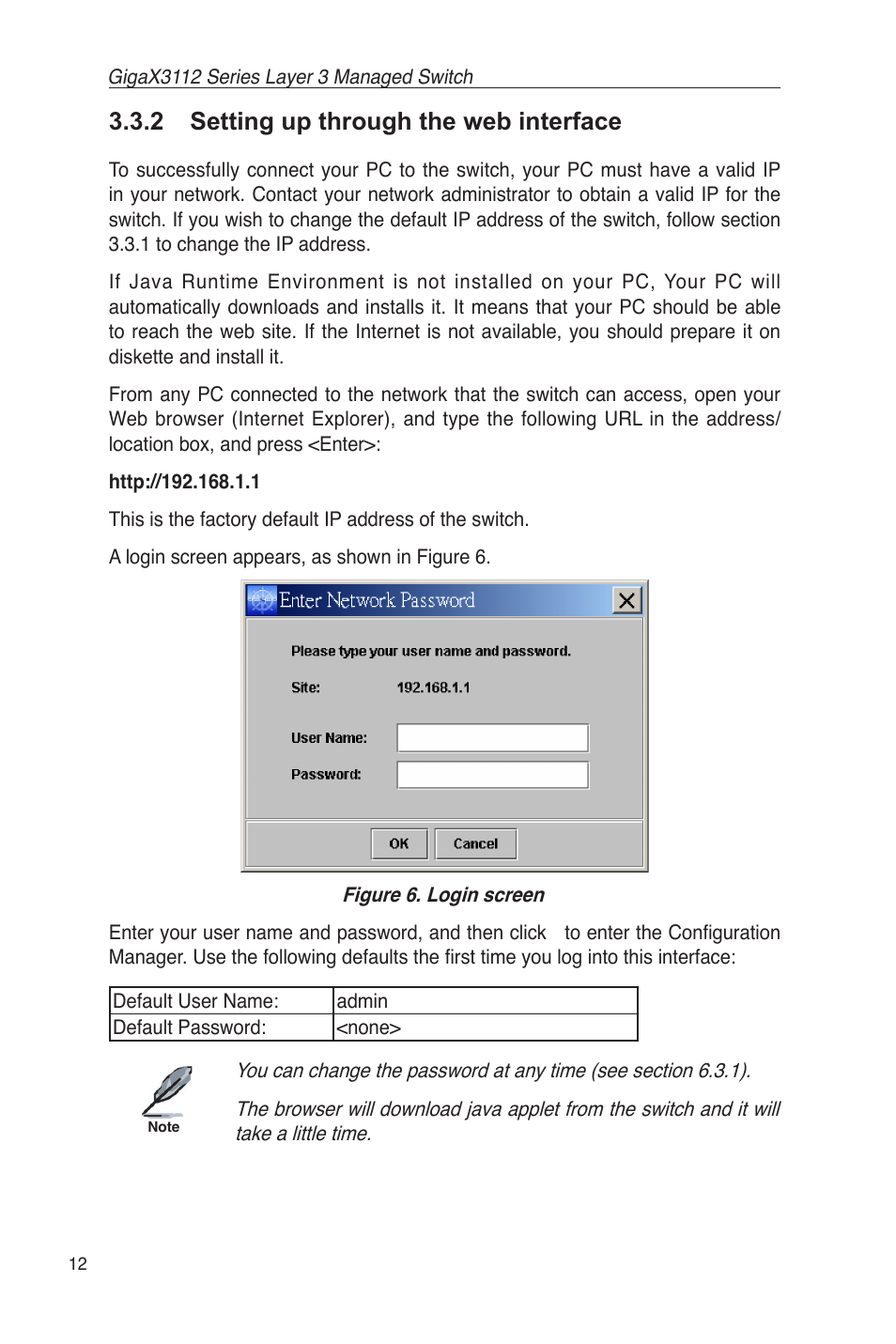 2 setting up through the web interface | Asus GigaX3112 User Manual | Page 25 / 118