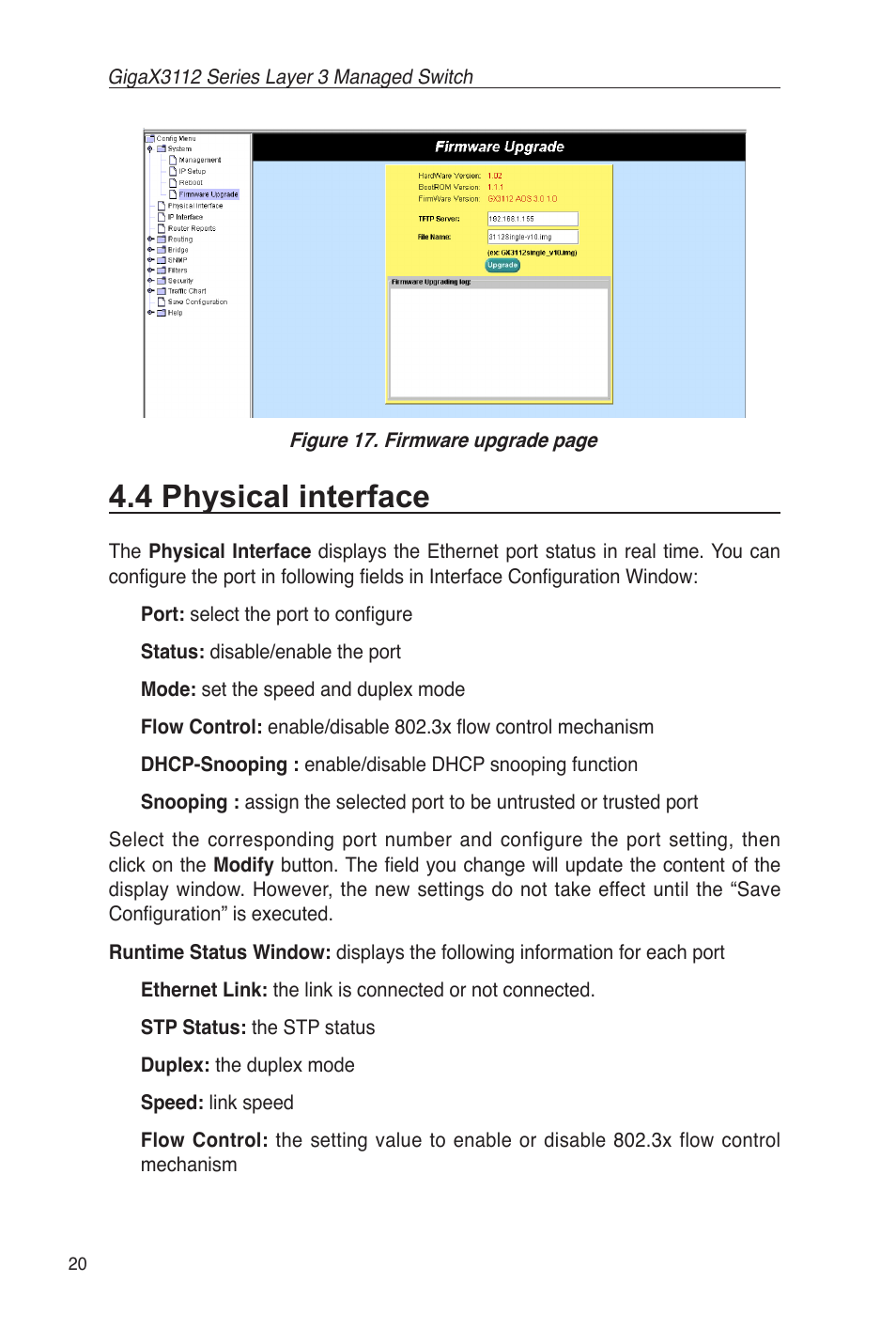 4 physical interface | Asus GigaX3112 User Manual | Page 33 / 118