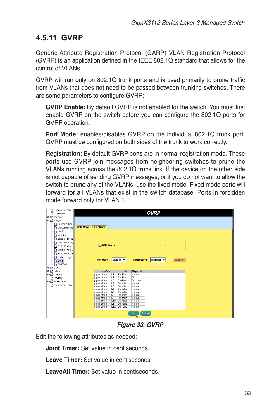 11 gvrp | Asus GigaX3112 User Manual | Page 46 / 118