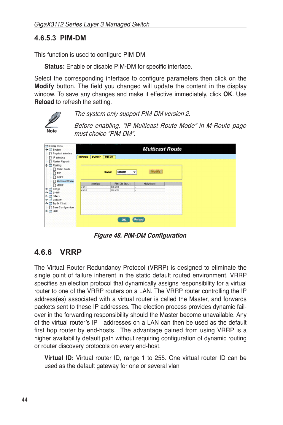 6 vrrp | Asus GigaX3112 User Manual | Page 57 / 118