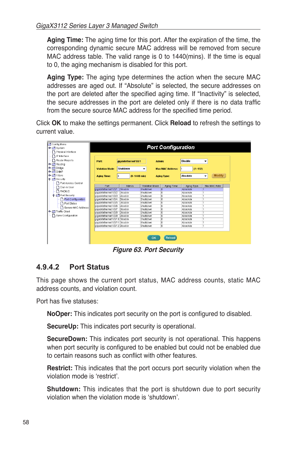 2 port status | Asus GigaX3112 User Manual | Page 71 / 118