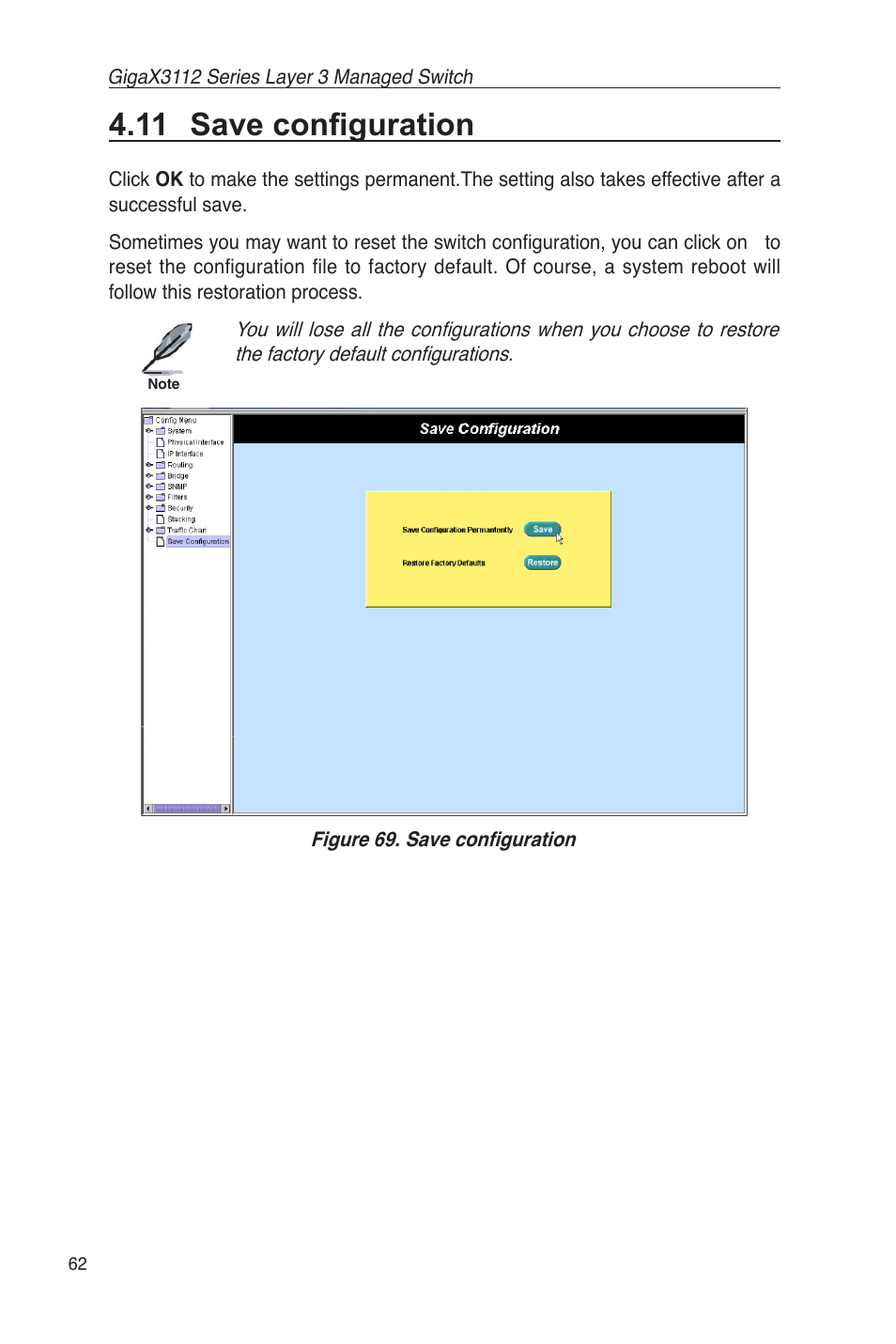 11 save conﬁguration | Asus GigaX3112 User Manual | Page 75 / 118