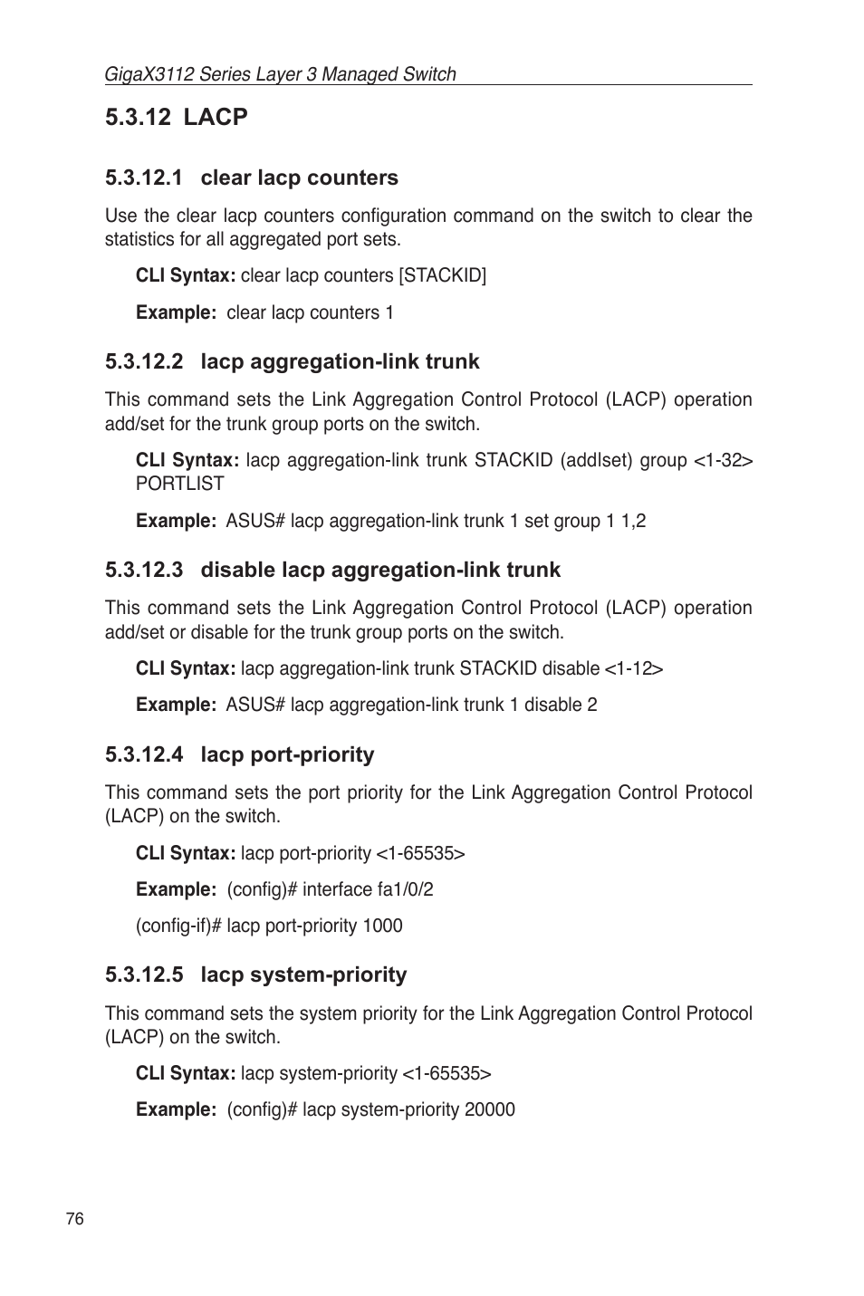 12 lacp | Asus GigaX3112 User Manual | Page 89 / 118