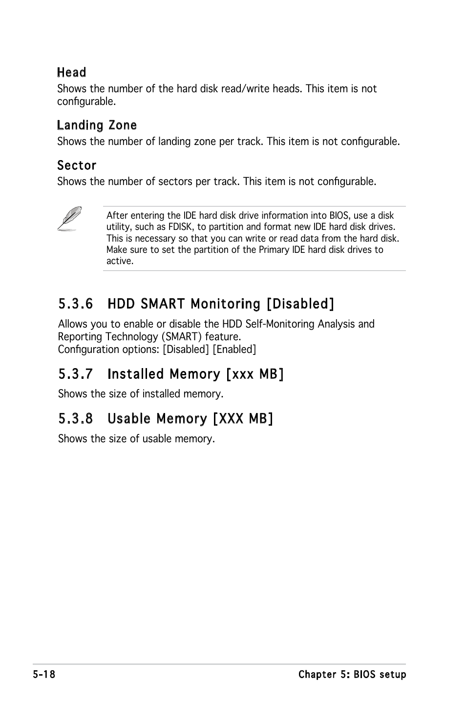 6 hdd smart monitoring [disabled | Asus V3-M2A690G User Manual | Page 86 / 107