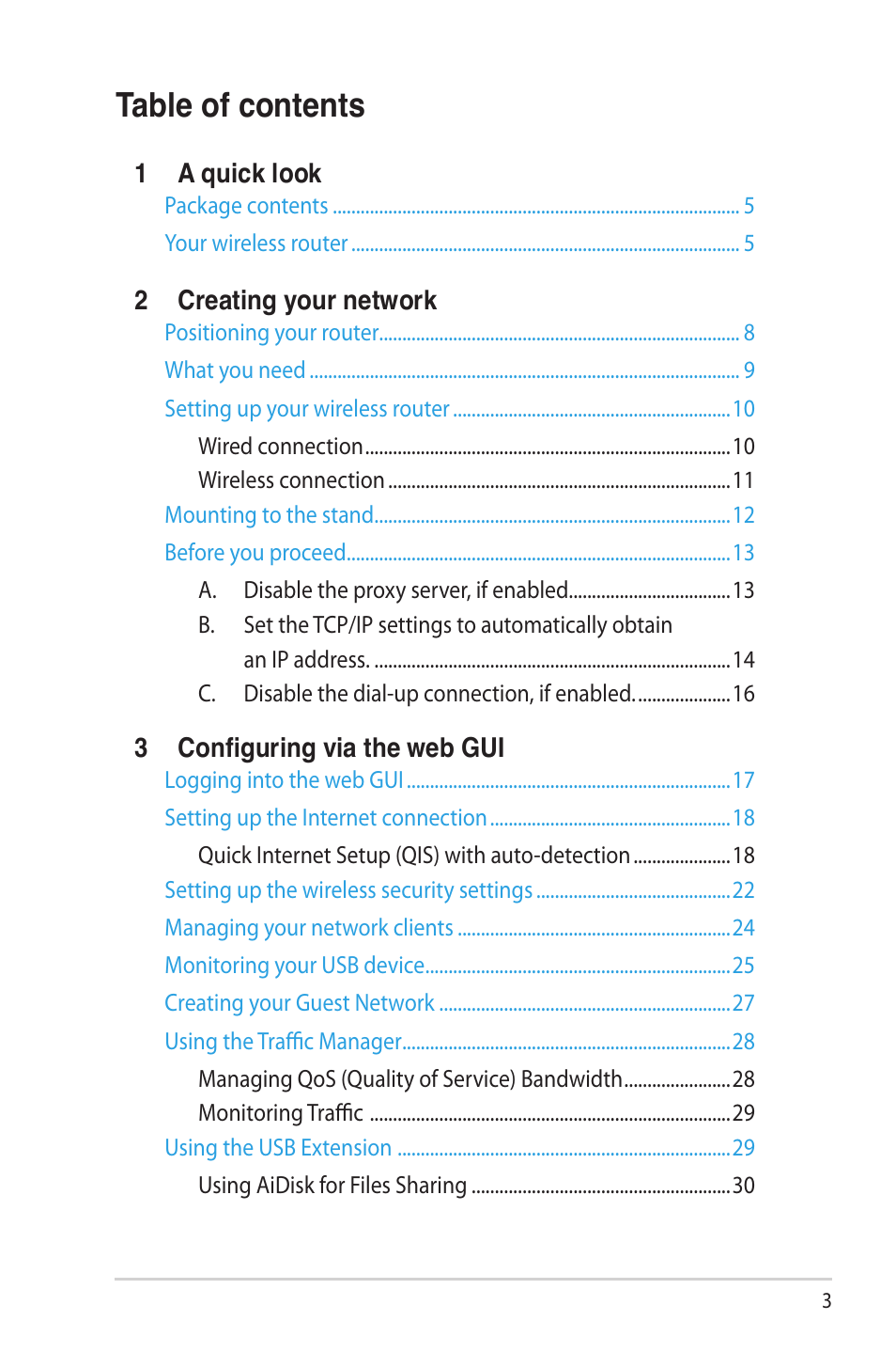 Asus RT-N66R User Manual | Page 3 / 70