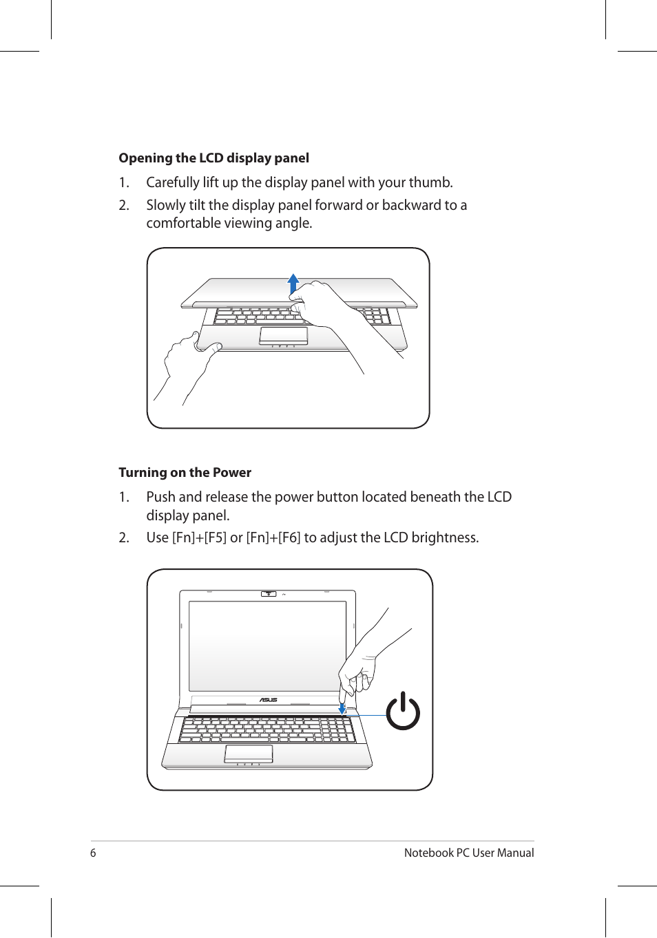 Asus N53Jq User Manual | Page 6 / 28