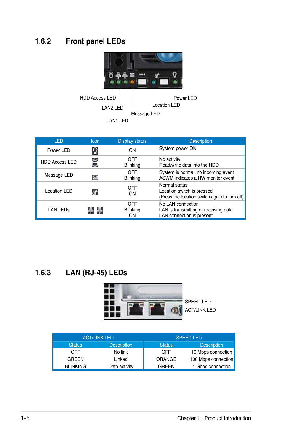 Asus RS120-E4/PA2 User Manual | Page 16 / 166