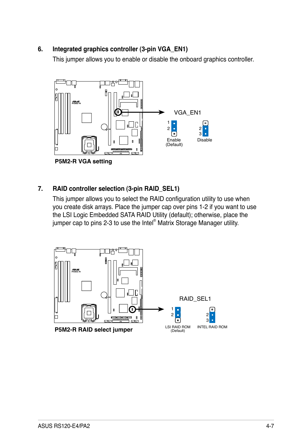 Matrix storage manager utility | Asus RS120-E4/PA2 User Manual | Page 53 / 166