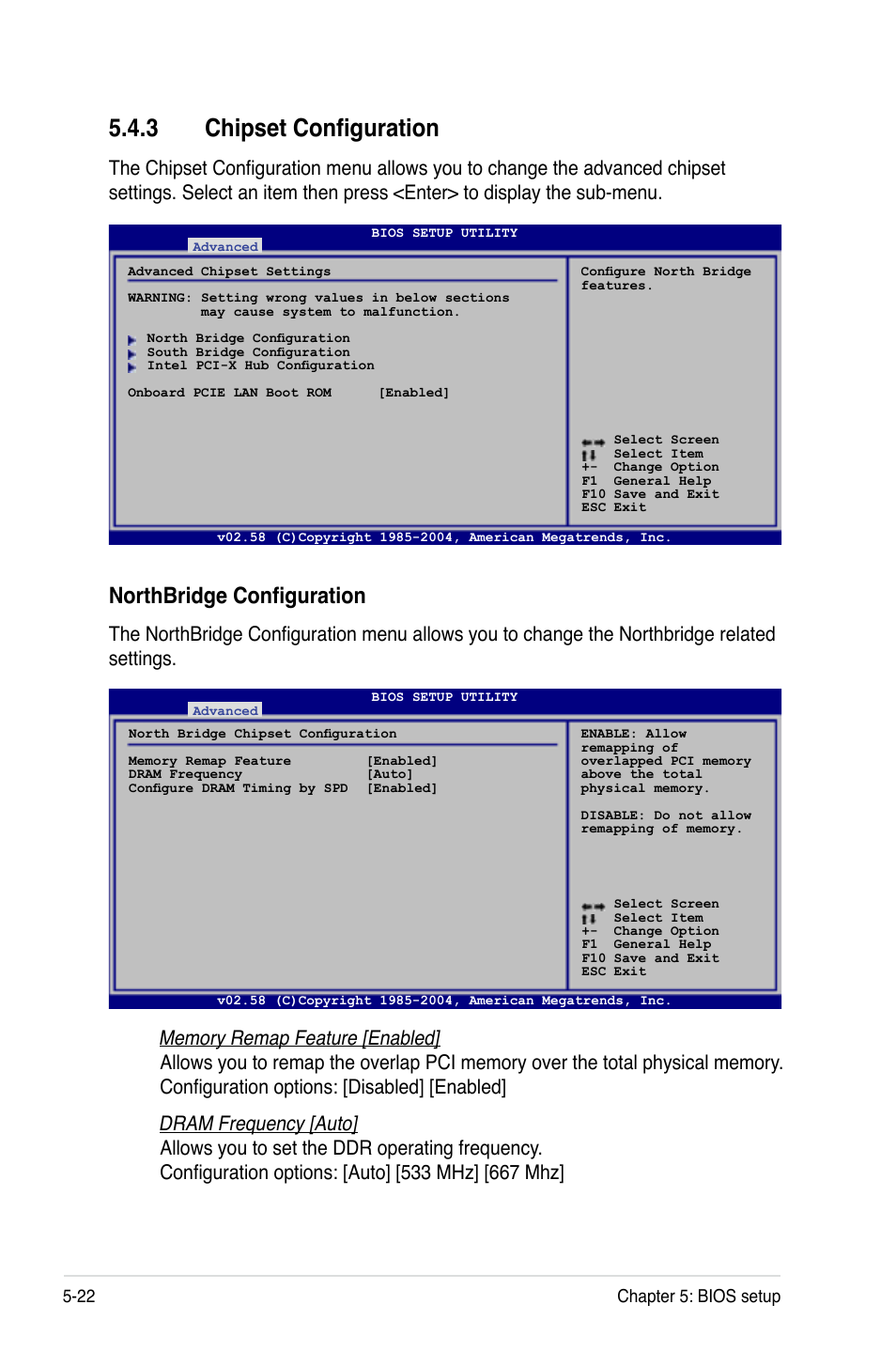 3 chipset configuration, Northbridge configuration | Asus RS120-E4/PA2 User Manual | Page 86 / 166