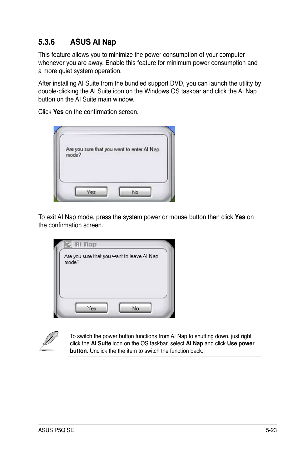 6 asus ai nap | Asus P5Q SE/R User Manual | Page 129 / 150