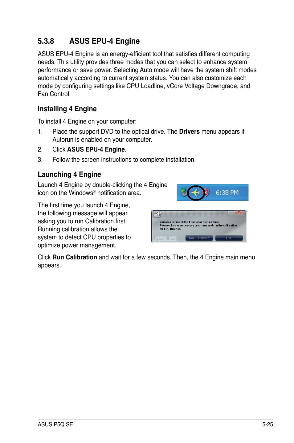 8 asus epu-4 engine | Asus P5Q SE/R User Manual | Page 131 / 150