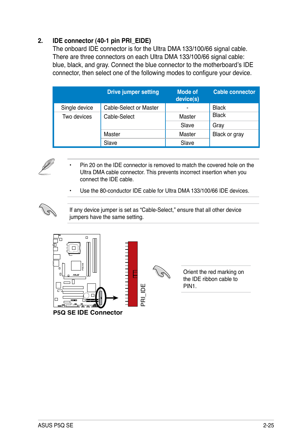 Asus P5Q SE/R User Manual | Page 49 / 150