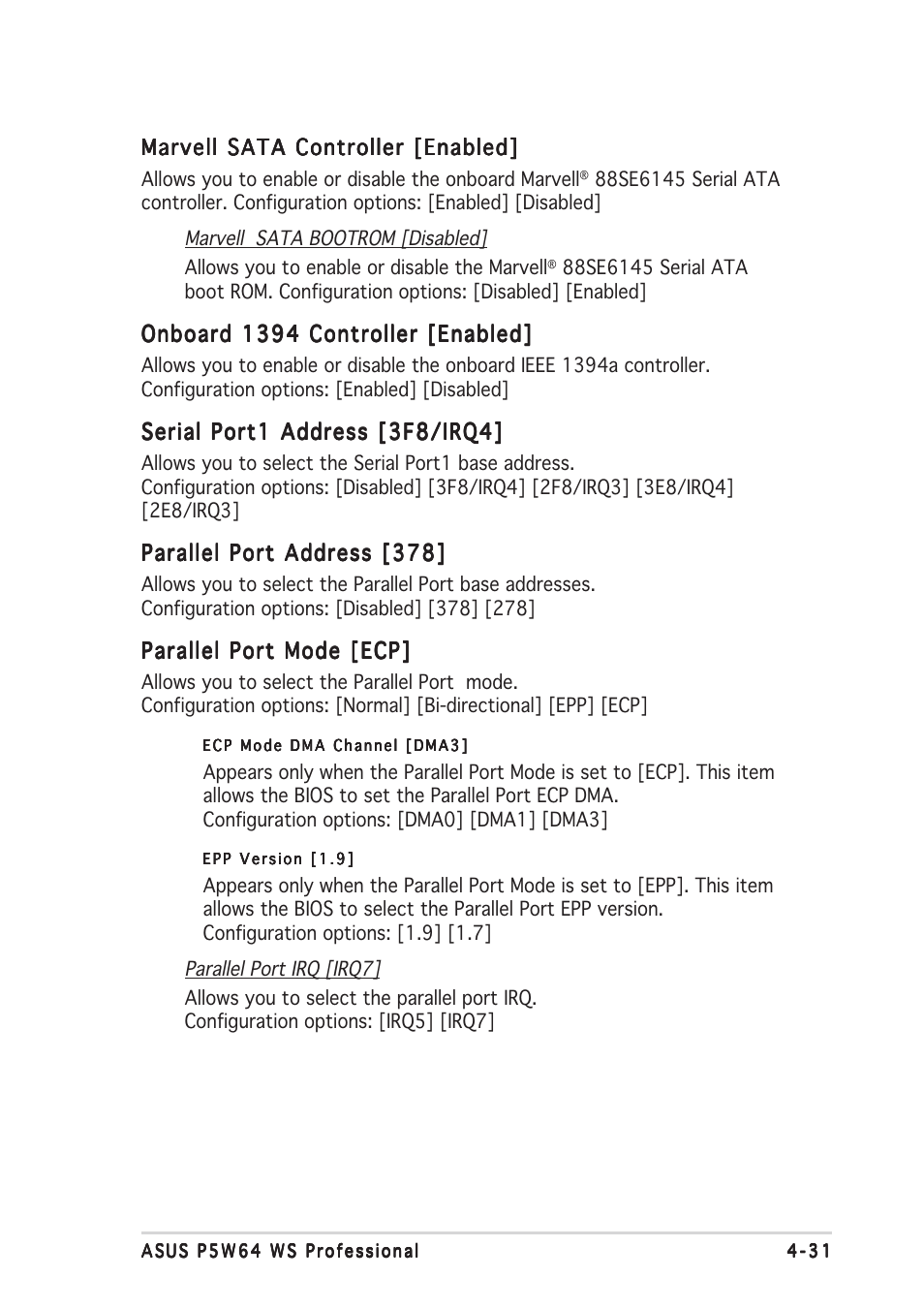 Asus P5W64 WS Professional User Manual | Page 105 / 170