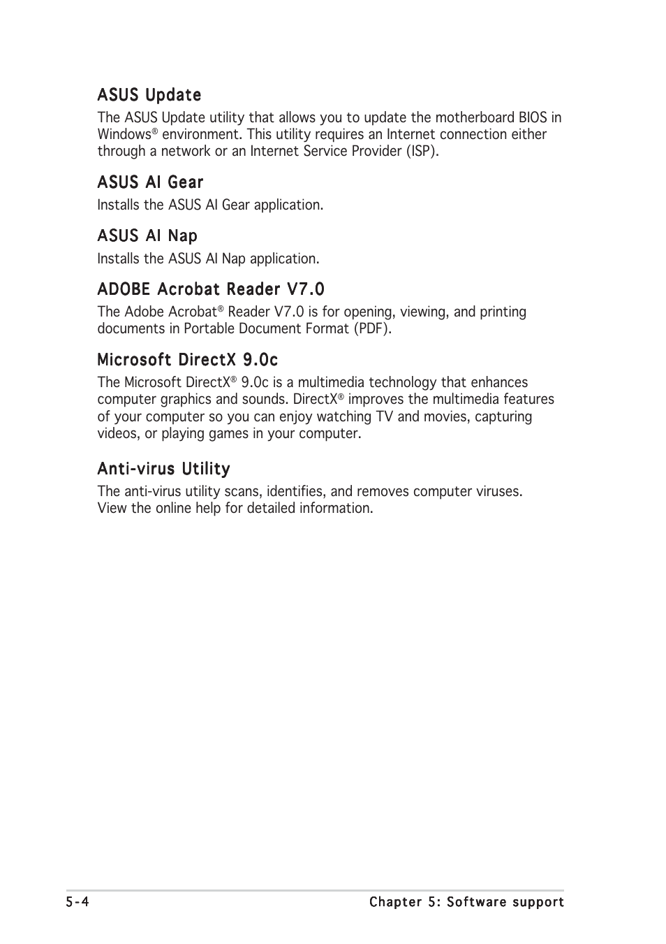 Asus P5W64 WS Professional User Manual | Page 128 / 170