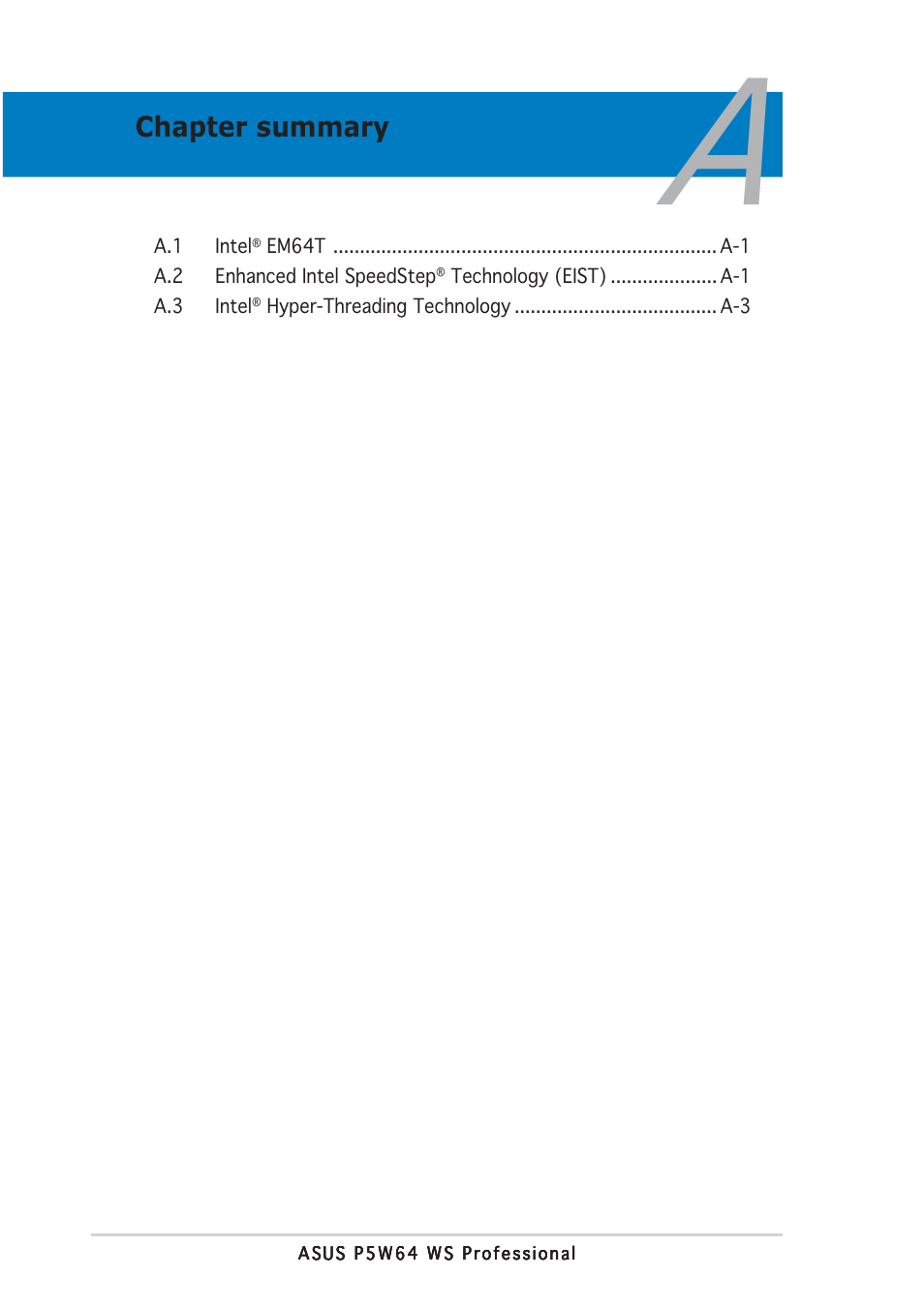 Asus P5W64 WS Professional User Manual | Page 166 / 170