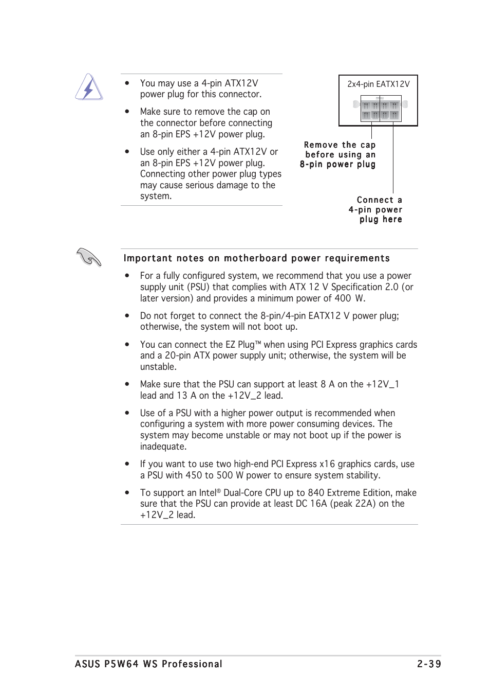 Asus P5W64 WS Professional User Manual | Page 65 / 170