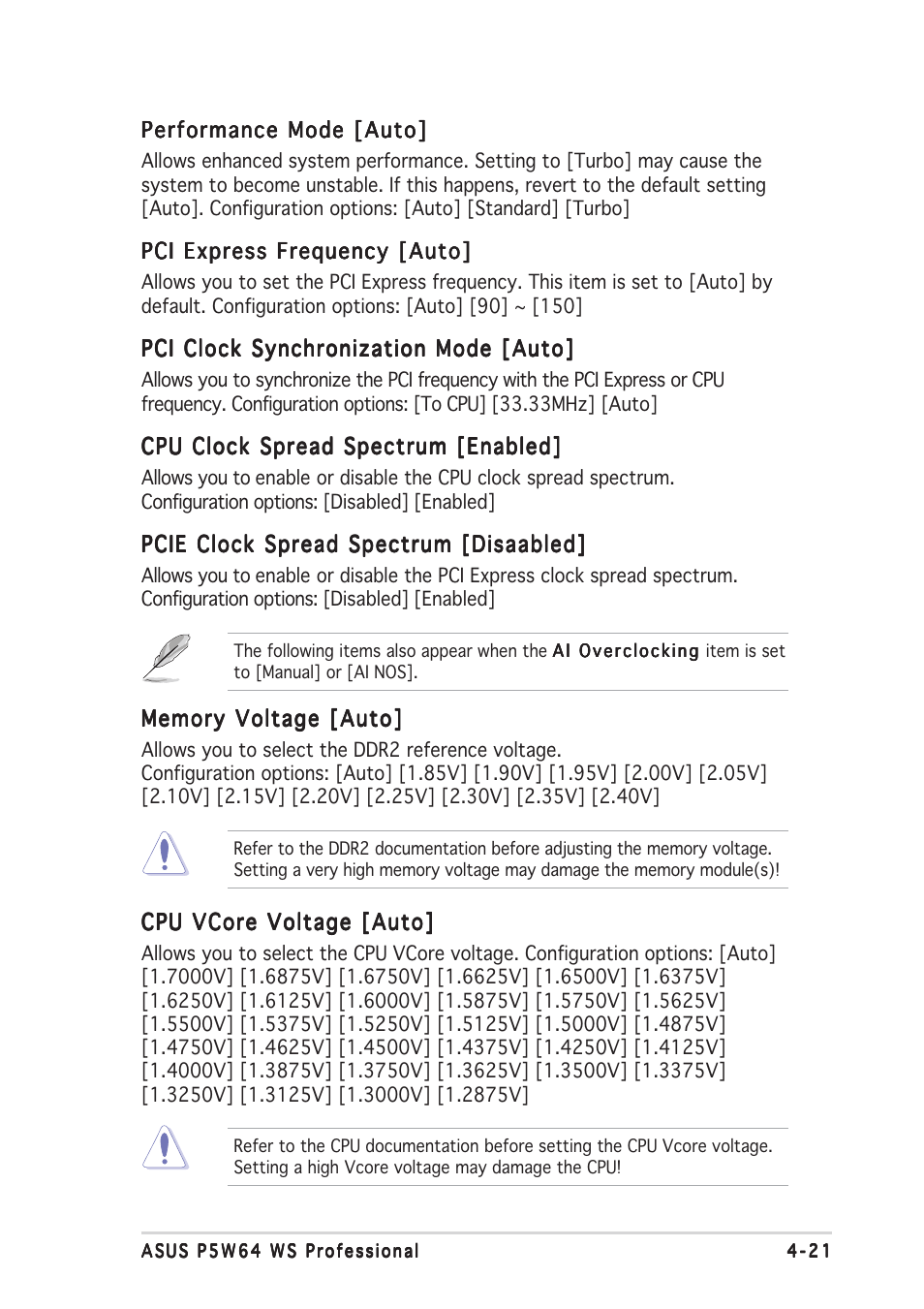 Asus P5W64 WS Professional User Manual | Page 95 / 170